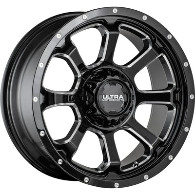 Ultra Nemesis Black Milled Wheel