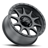 Ultra The General Satin Black Wheel - angled view
