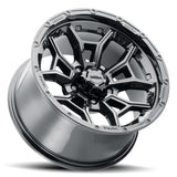 Ultra Warmonger 5 Gloss Black Wheel - angled view