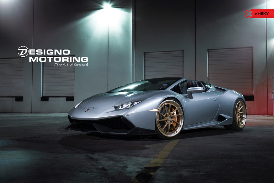 ANRKY AN33 forged wheel on Lamborghini Huracan Spyder
