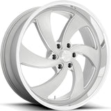 US Mags Desperado 6 Silver Milled Wheel