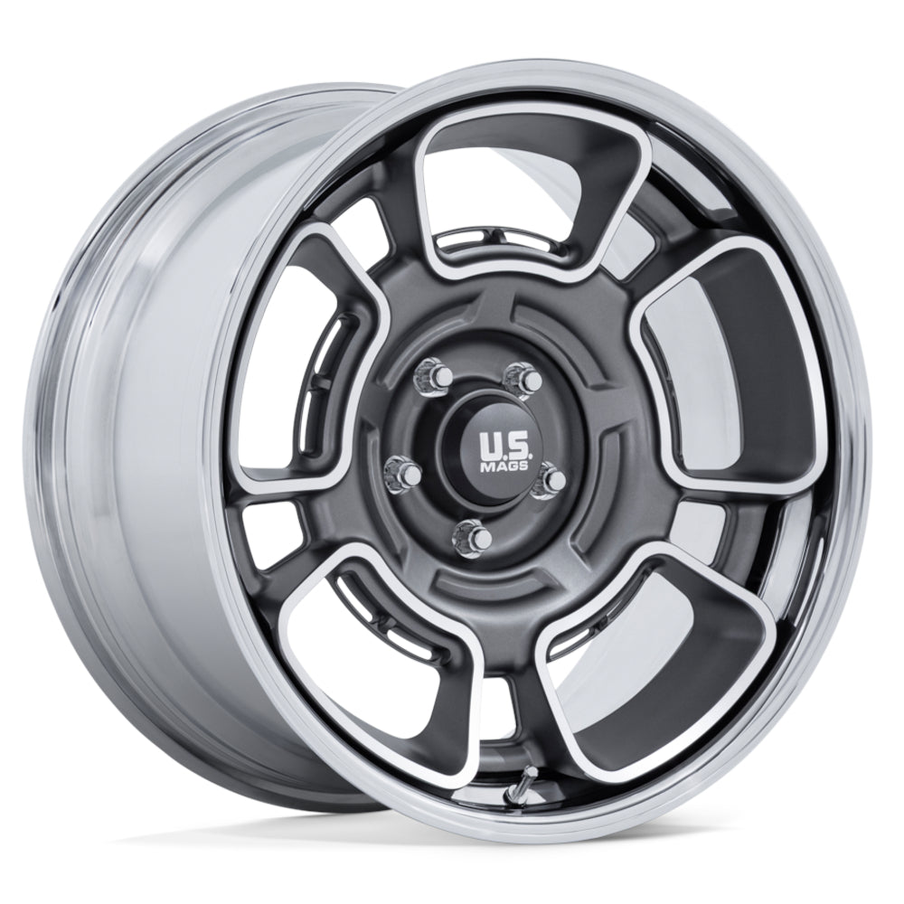 US Mags Flagstaff Anthracite Machined Wheel