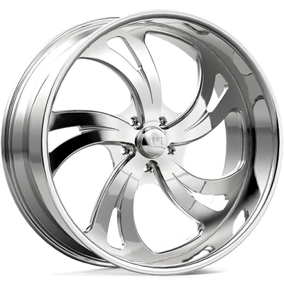 US Mags Kompressor 5 Lug Precision Series Polished Wheel