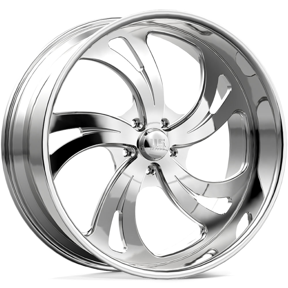 US Mags Kompressor 5 Lug Precision Series Polished Wheel