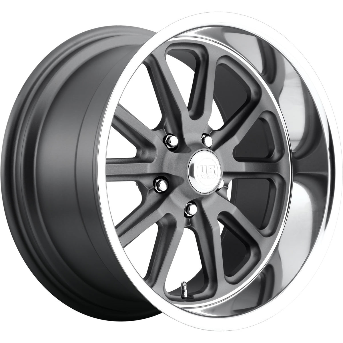 US Mags Rambler Gray Polished Wheel