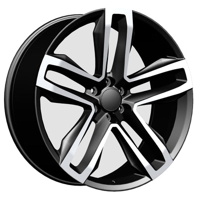 USA Replica 2109 Black Machined Wheel