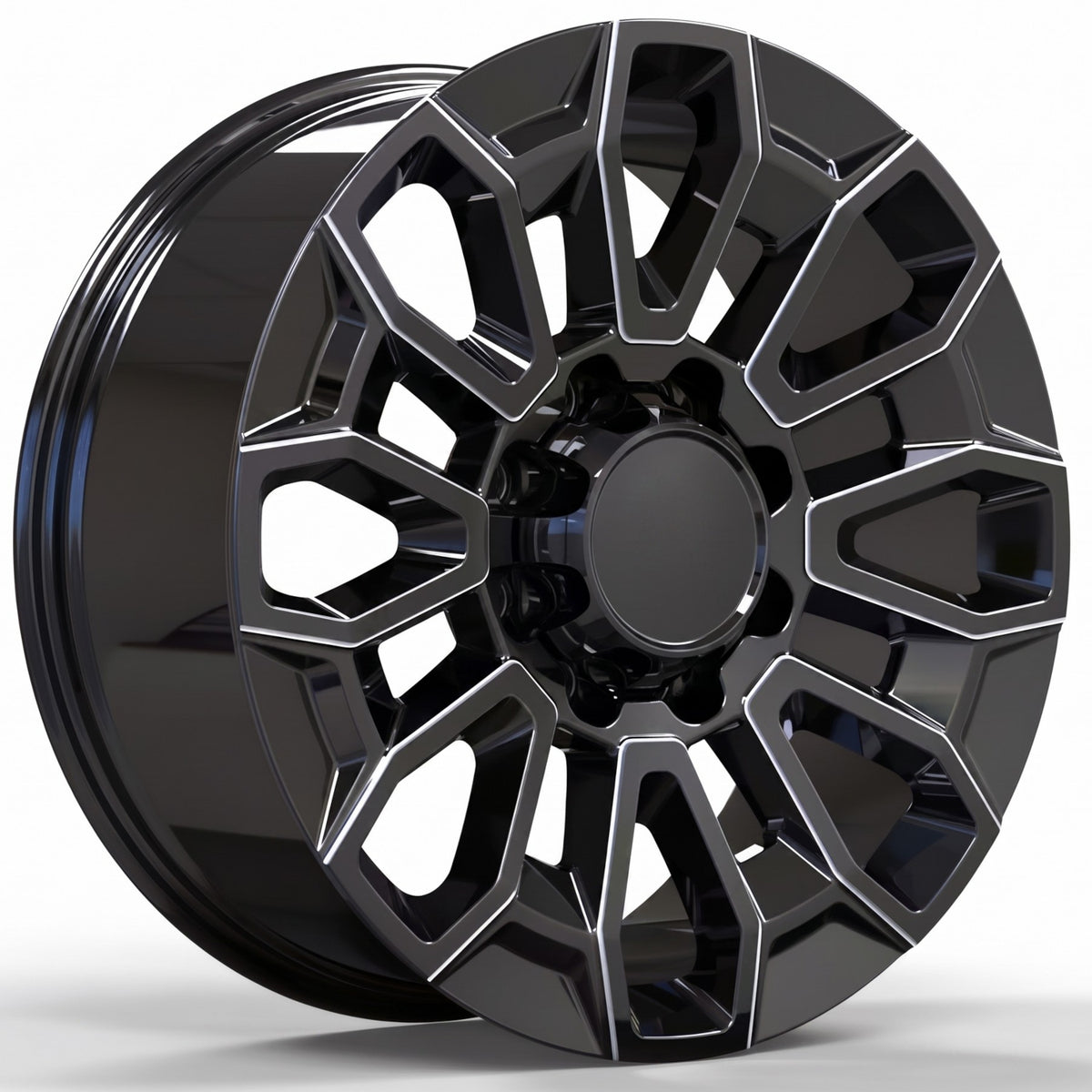 USA Replica 2406 Black Milled Wheel