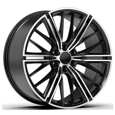 USA Replica 2409 Black Machined Wheel