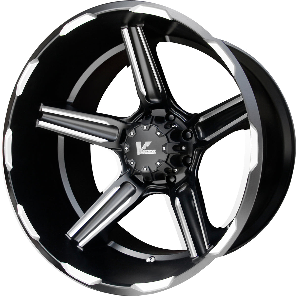 V-Rock Ambush X Black Milled Wheel
