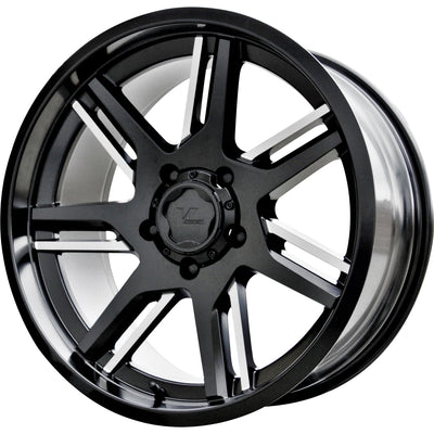 V-Rock Throne Black Milled Wheel
