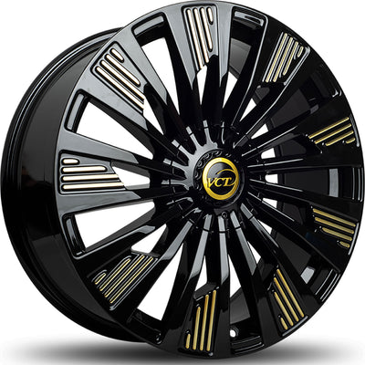 VCT Alpha Black Gold wheel