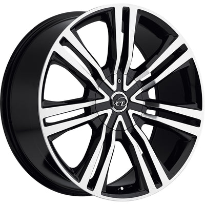 VCT Gravano Black Machined Wheel