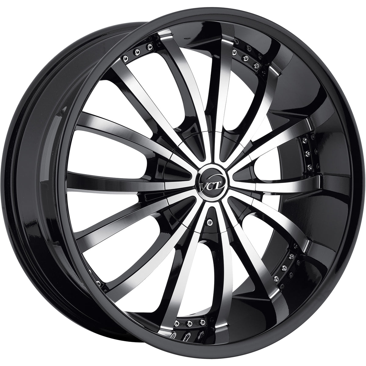 VCT Mancini Black Machined Wheel