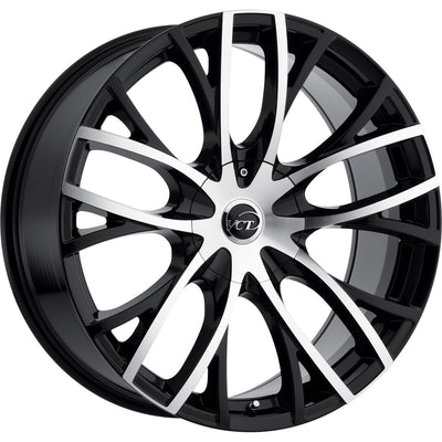 VCT V76 Black Machined wheel