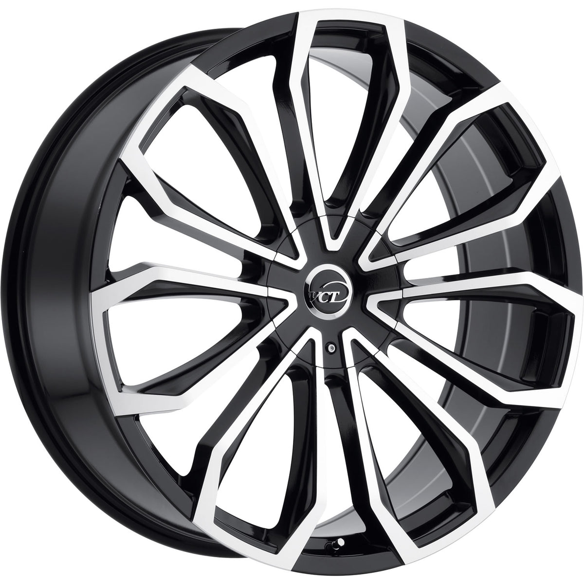 VCT V78 Black Machined Wheel