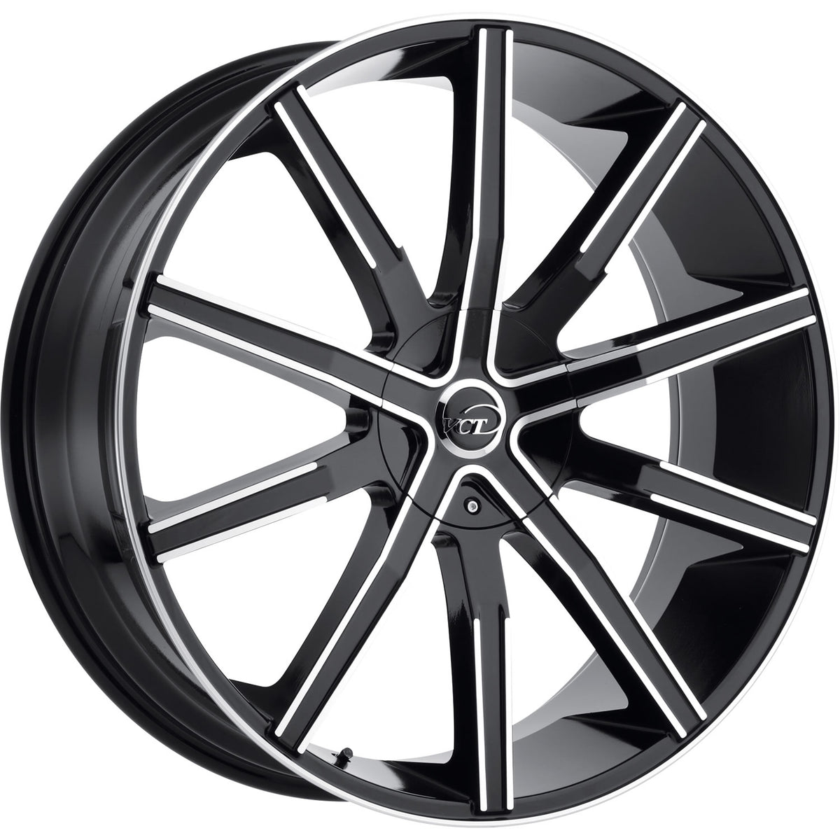 VCT V80 Black Machined Wheel
