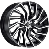 VCT V81 Black Machined Wheel