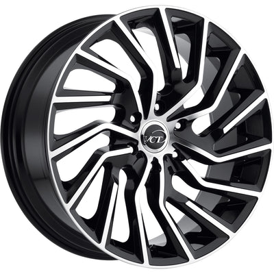VCT V81 Black Machined Wheel