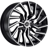 VCT V81 Black Machined Wheel