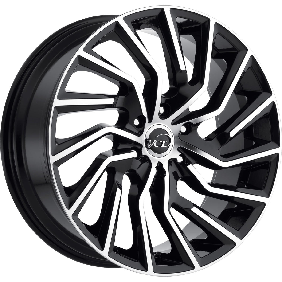 VCT V81 Black Machined Wheel
