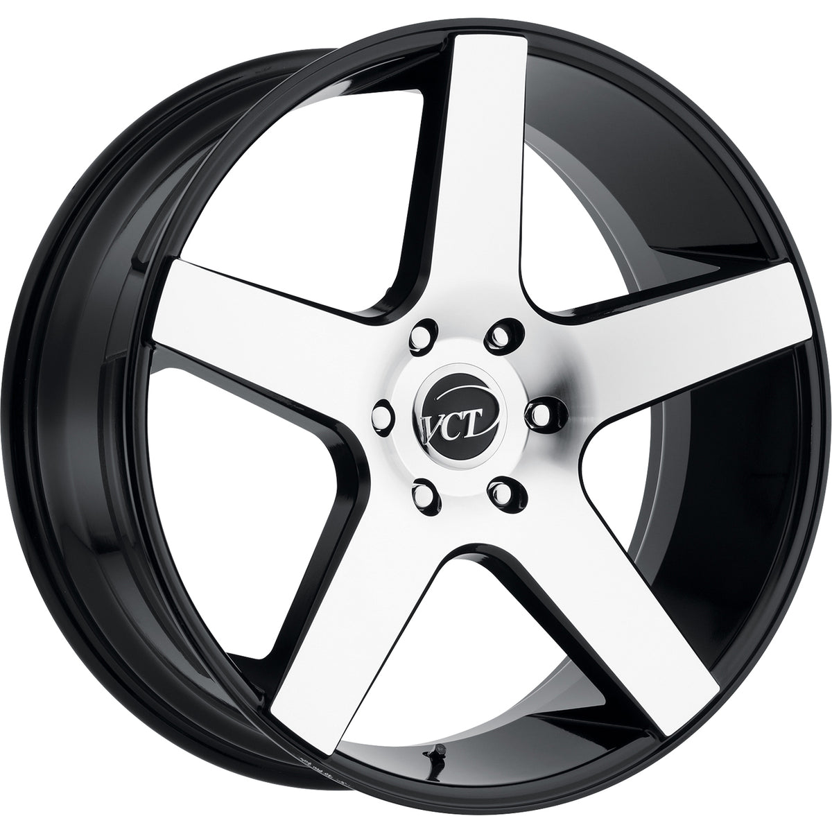 VCT V83 Black Machined Wheel