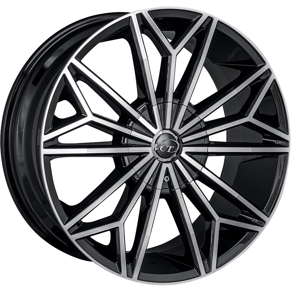 VCT Viper Black Machined Wheel
