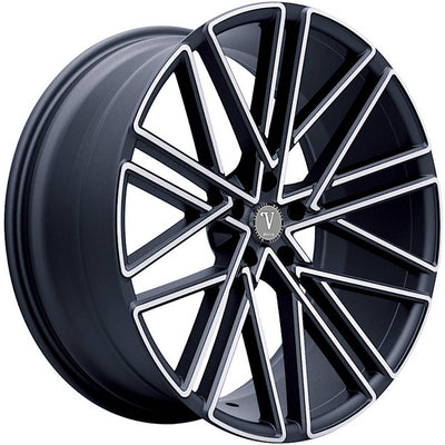 Velocity VW28 Black Machined Wheel