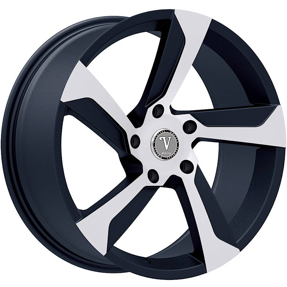Velocity VW29A Black Machined Wheel