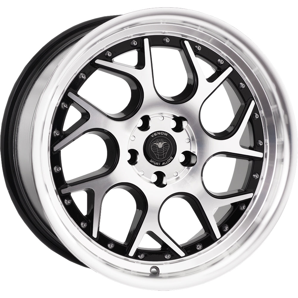 Venom 33 Black Machined Wheel