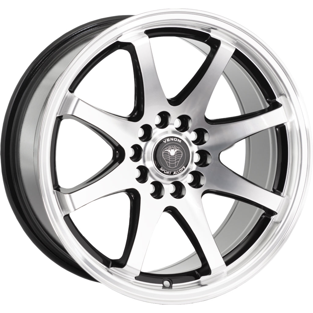 Venom 35 Black Machined Wheel