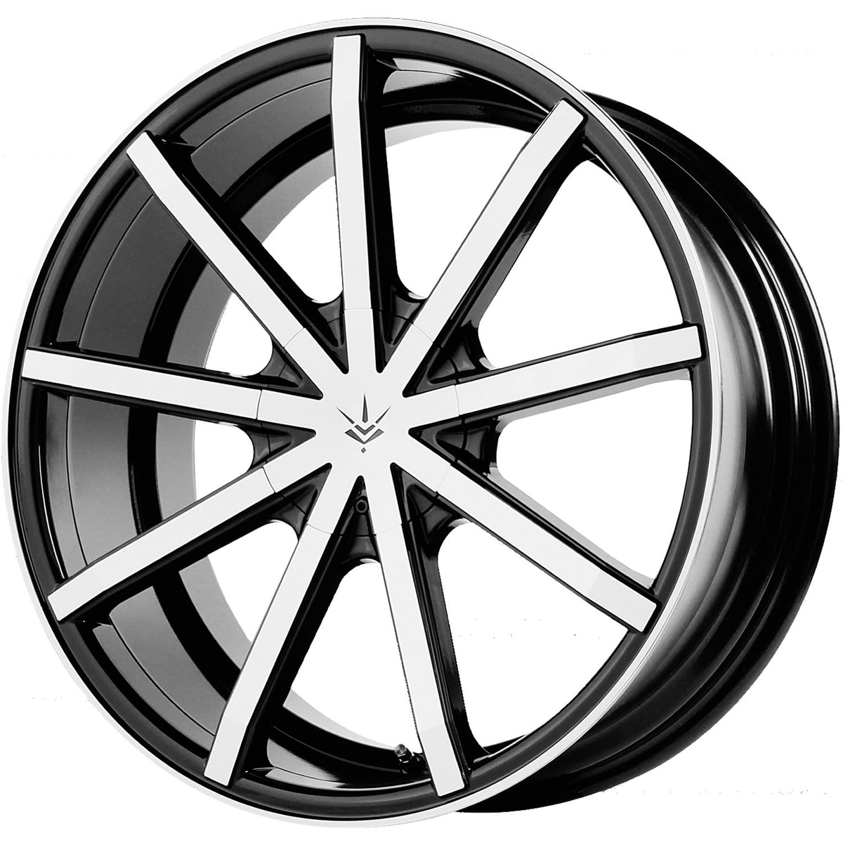 Verde Contra Black Machined Wheel