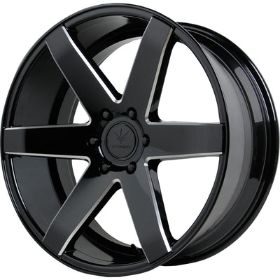 Verde Invictus Black Milled Wheel