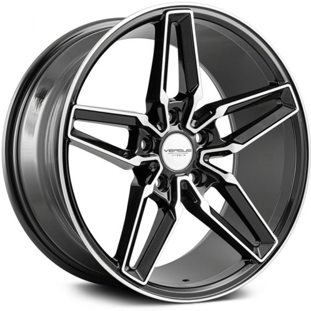 Versus Racing VS111 Black Machined Wheel