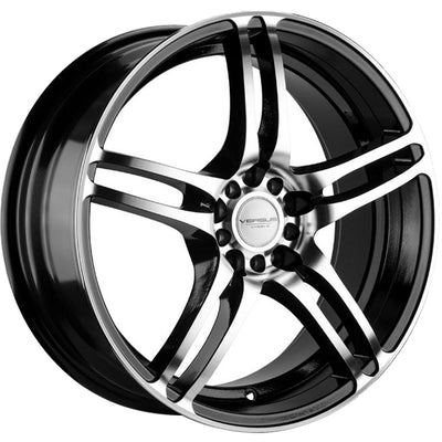 Versus Racing VS454 Black Machined Wheel