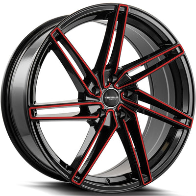 Versus Racing VS88 Black Red Wheel