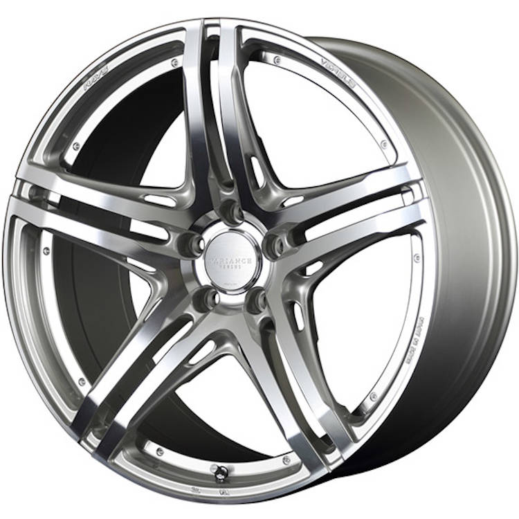 Versus VV52S Silver Machined Wheel