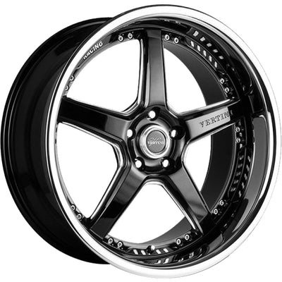 Vertini Drift Black Machined Wheel