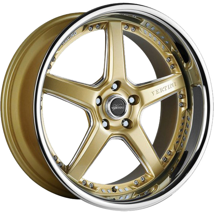 Vertini Drift Gold Machined Wheel
