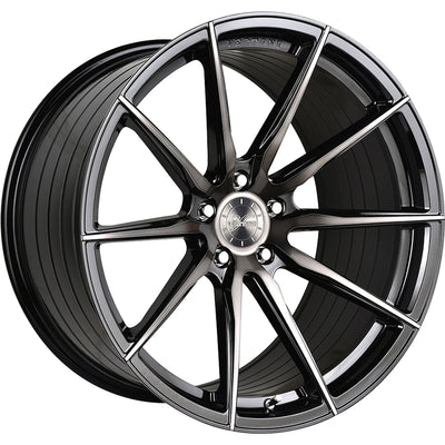 Vertini RF1.1 Black Machined Wheel