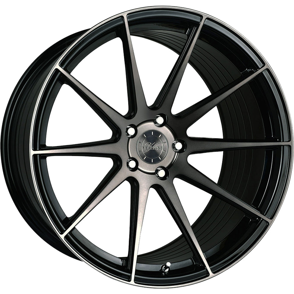 Vertini RF1.3 Black Machined Wheel