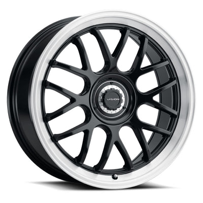Vision Alpine Black Brushed Wheel