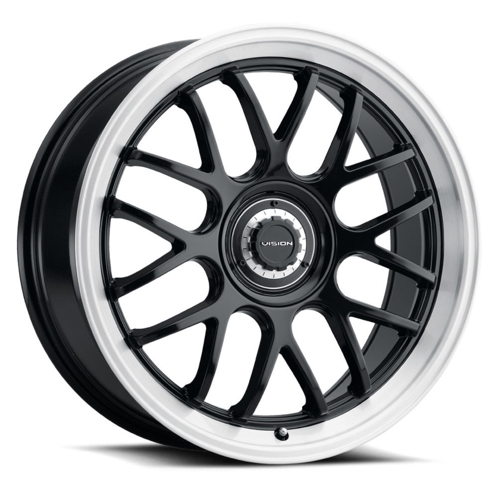 Vision Alpine Black Brushed Wheel