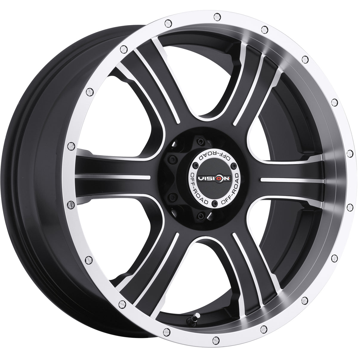 Vision Assassin Black Machined Wheel