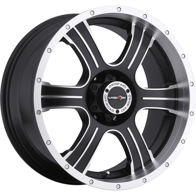 Vision Assassin Black Machined Wheel