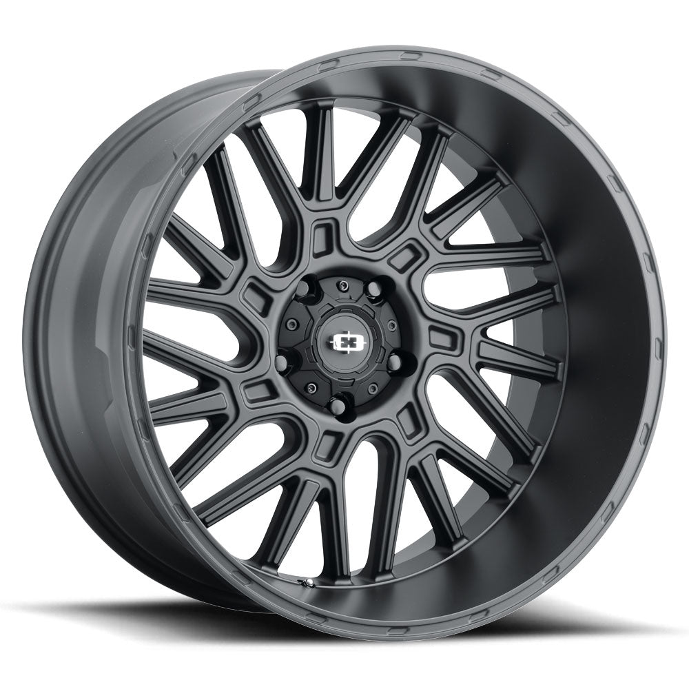 Vision Brawl Satin Black Wheel