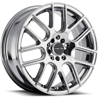 Vision Cross Chrome Wheel