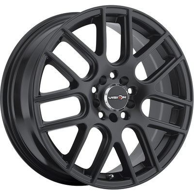 Vision Cross Matte Black Wheel