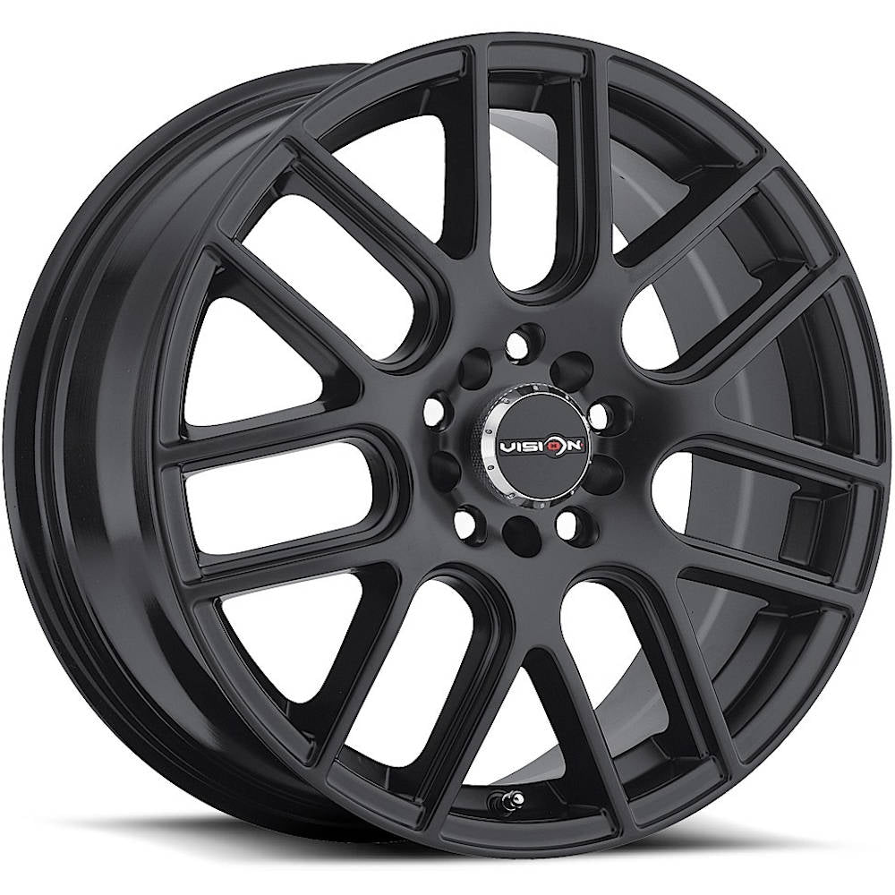 Vision Cross Matte Black Wheel