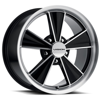 Vision Dazzler Black Machined Wheel