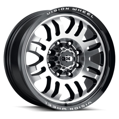 Vision Inferno Black Machined Wheel